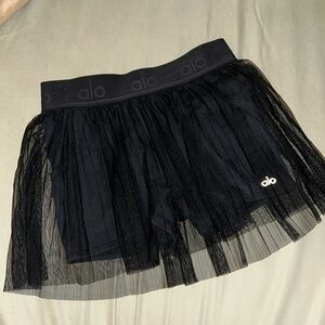 Alo Mesh Tennis Skirt